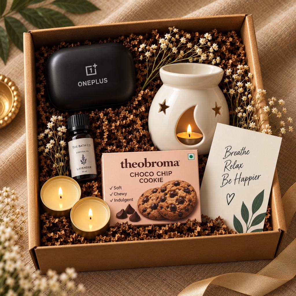 Aromatherapy Audio & Earbuds Corporate Hamper